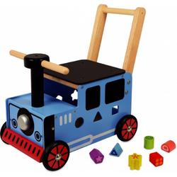 Im Toy Loop/duwwagen Trein - Blauw
